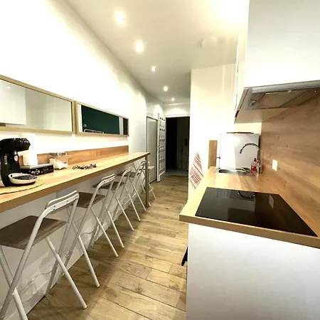 شقة F1 Type Loft Plein Centre, Calme, Clim, Refait A Neuf Et A 200m Du Port باستيا